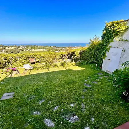 Bilo Belvedere Destro, Con Giardino, Vista Mare, Posto Auto E Wifi Διαμέρισμα Marcelli